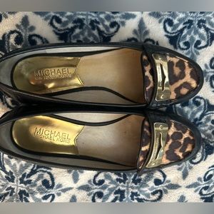 Michael Kors leather loafers
